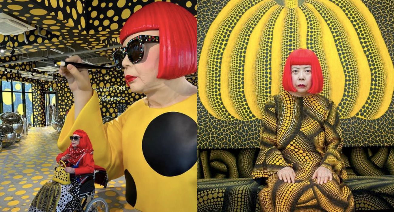 Wejdź do pokoju Yayoi Kusamy z domu. 97-latka jest najbardziej instagramową artystką na świecie